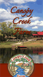 Mobile Screenshot of canopycreekfarm.com